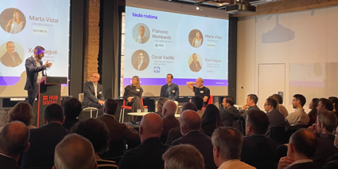 Speakers and attendees engaged during the INTalks event focused on the industrial manufacturing sector, where the Cluster Digital de Catalunya launched its new strategy