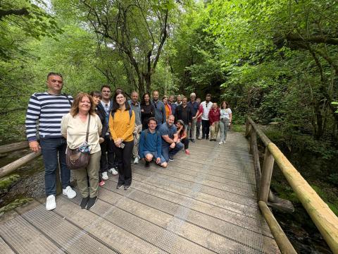 Group photo during the visit to the Muniellos Nature Park last Thursday, June 12, during the launch of the Sijma project in Oviedo. Group photo during the visit to the Muniellos Nature Park last Thursday, June 12, during the launch of the Sijma project in Oviedo.