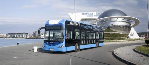 Electric bus. Electric bus.