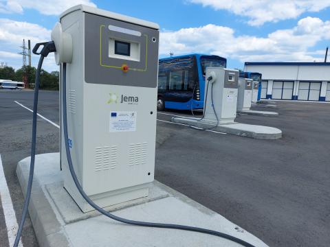 Charging station. Charging station.