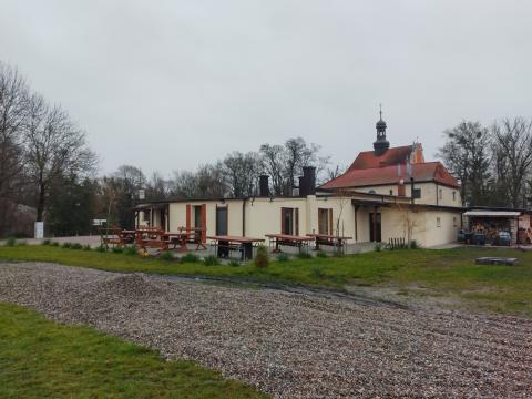 Cafe Francesco – a general view of the café, a place for meetings and social integration on Kalwaria Hill in Pakość.