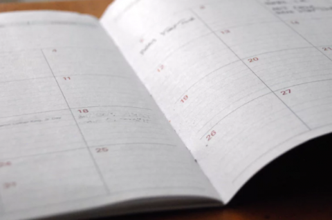 Picture of a calendar Picture of a calendar