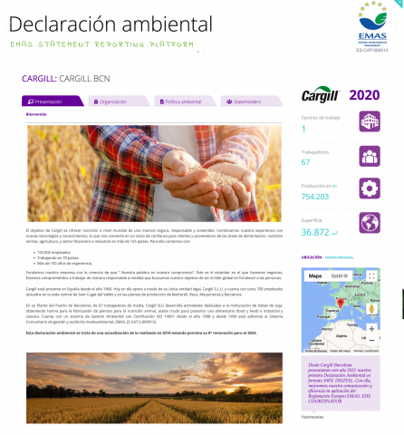 DIGITAL ENVIRONMENTAL EXEMPLE 2 - CARGILL