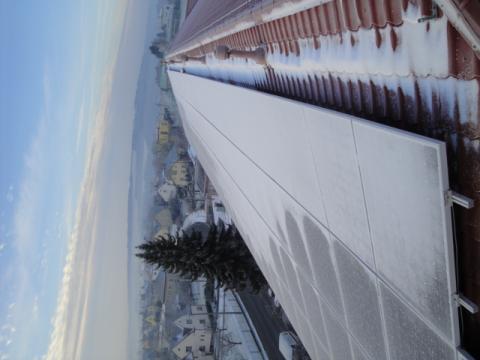 The photovoltaic plant in Krásné Pole