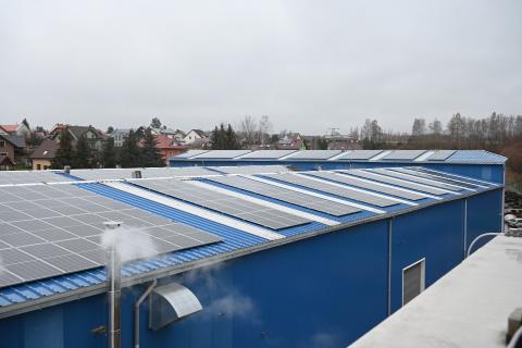 Solar PV at the rooftop of NEUFE company