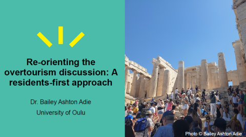 Dr. Bailey Adie on a Residents-First Approach to Overtourism Dr. Bailey Adie on a Residents-First Approach to Overtourism