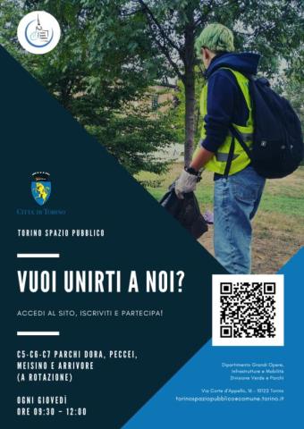 Do you want to join us? Torino public space poster