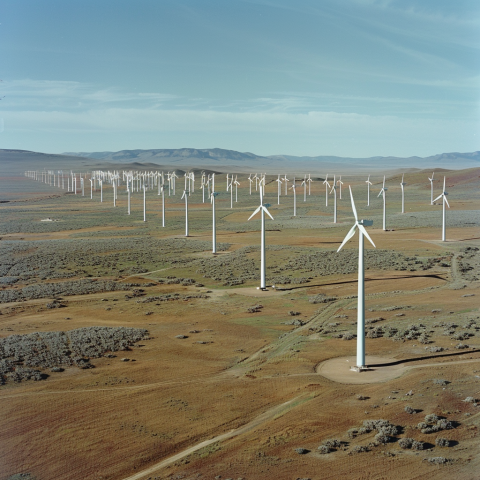 Field of wind farm installation Field of wind farm installation