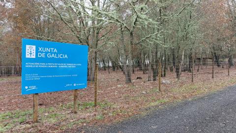 Identification of investments with public funds from the regional government Area with forestry use and for extensive use by pigs