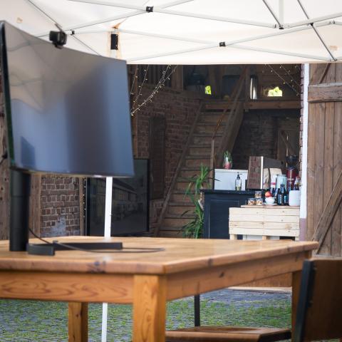 Co-Working area set up