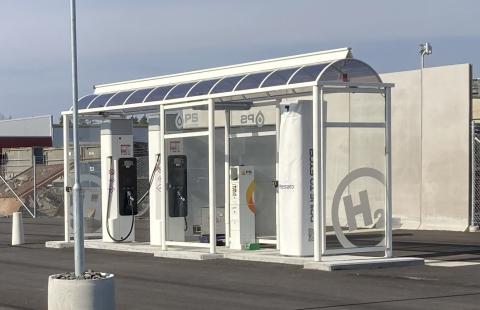 Public hydrogen filling station in Oskarshamn