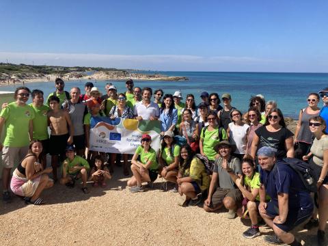 On 29 September the HIKE project combined its outdoor activities with the “Clean Up” initiative organized by Plastic Free Brindisi, a collective effort to clean up the route and raise awareness about pollution and environmental care. 