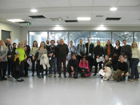 REFOCUS Project group photo at the Metro depot.