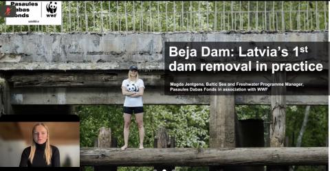 Beja Dam removal project Latvia Beja Dam removal project