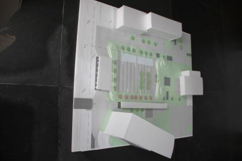 mock-up of the 2050 project