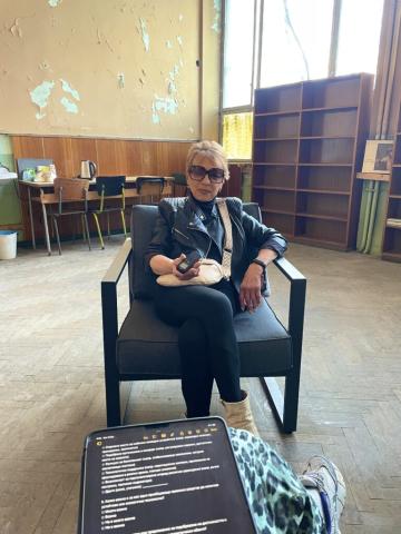 Meeting with Rositsa Dimitrova, Director of the Day Care Center for Adults with Disabilities, photo by Ilina Peneva