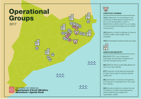 Image of operational groups in Catalonia Image of operational groups in Catalonia