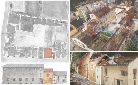 Global digital view of the Collegio Castiglioni 