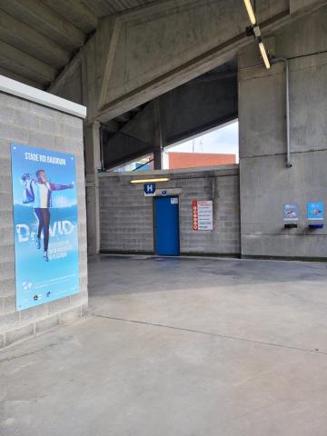 Communication campaign at King Baudouin Stadium Poster of communication campaign at the King Baudouin Stadium facilities