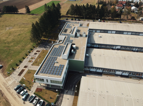 Križevci Development Center and Technology Park 1 Solar panels on Križevci Development Center and Technology Park