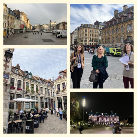 Collage of pictures in Lille, France.