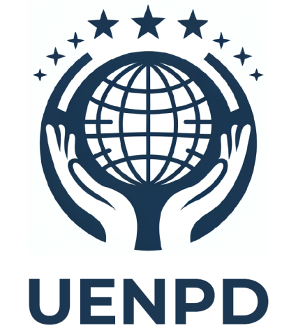 UENPD logo with letters