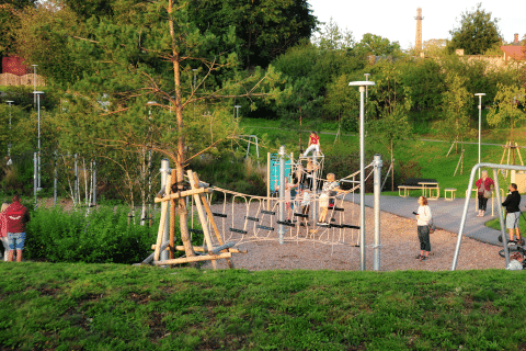 Sports and active recreation park "Mežs" (The Forest) in Valmiera