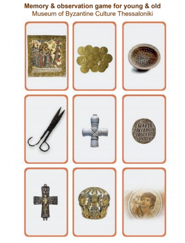 Museum of Byzantine Culture in Thessaloniki: Memory and observation game Memory and observation game: Museum of Byzantine Culture in Thessaloniki
