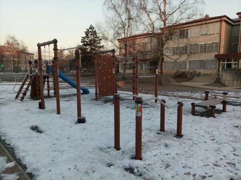 Multigenerational sports ground in Kaselj, Ljubljana