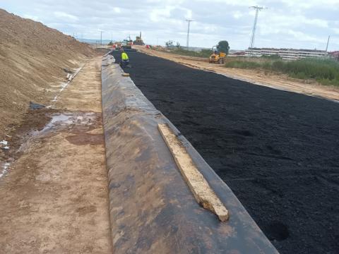 Using biomass bottom ash, an inert waste, from ACCIONA for road construction in Spain Using biomass bottom ash, an inert waste, from ACCIONA for road construction in Spain