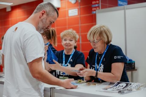 Electronic registration to the run event
