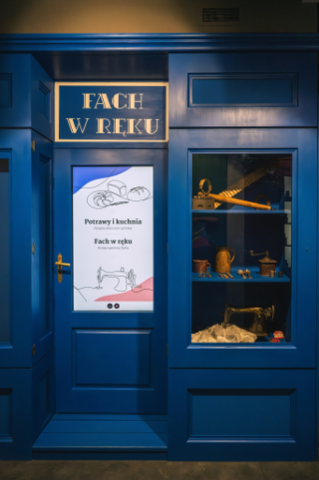"Profession in hand" One of the rooms presenting historical shops in Nowy Dwór Mazowiecki