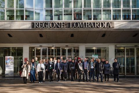 PLASTIX group in front of Regione Lombardia