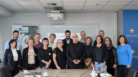 photo of the partners in Greece
