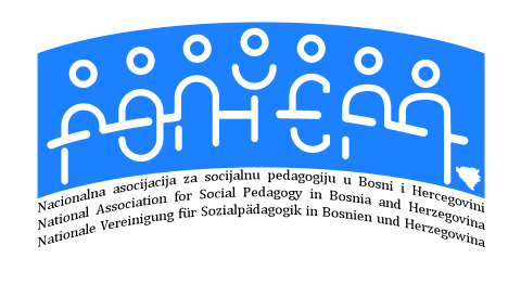 Logo with an element of bridge made of the word PONTEM letters