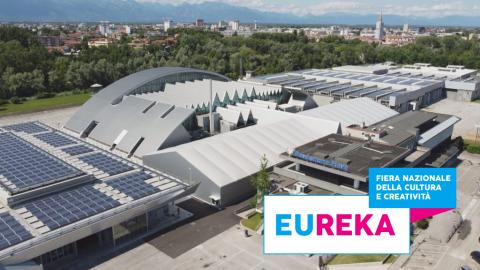 Pordenone Fair Aerial shot of Exhibition Fair grounds