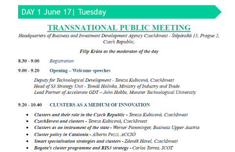 Czech Invest Meeting 17th June Czech Invest Meeting 17th June