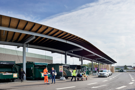 Recycling Center in Kolding, Denmark