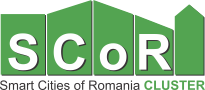 The logo of Smart Cities of Romania Cluster