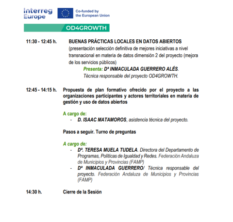 Reunion AATT OD4GROWTH agenda Reunion AATT OD4GROWTH agenda