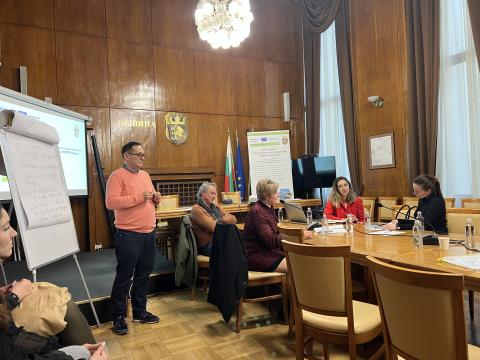 People together in a session