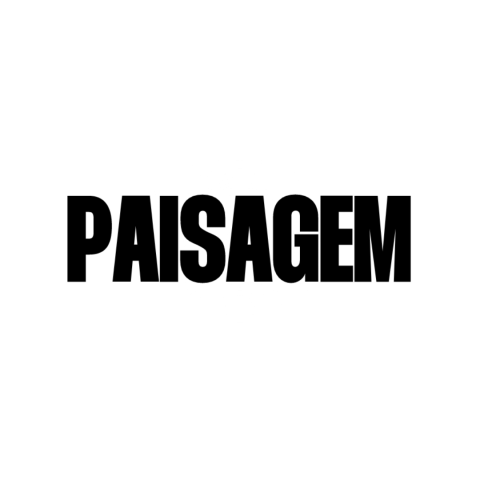 Black type logo says "Paisagem"