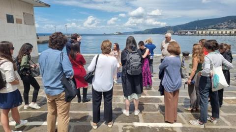 Cherry Stakeholder study tour outdoors Trieste Cherry Study Tour outdoors
