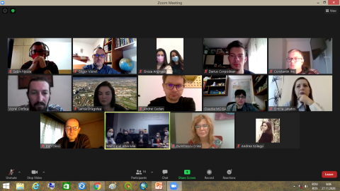 Members of the UAG in an online meeting