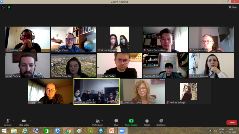 UAG Meeting Members of the UAG in an online meeting