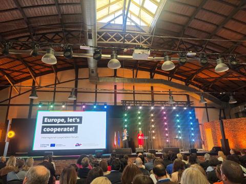 Interreg Europe Presentation Indoor Interreg Europe event