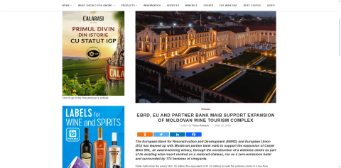 Castle, types of wines, events, 