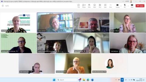 Regional Stakeholders Group Meeting on TEAMS Screenshot of participants attending the first FBI4EU Regional Stakeholders Group Meeting via the TEAMS platform.