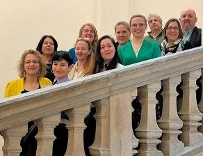 InnoCom partners in Perugia Project partners pose for a group picture