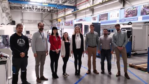 Meeting of the UPJŠ research team with partners from TUKE and Inohub Energy.